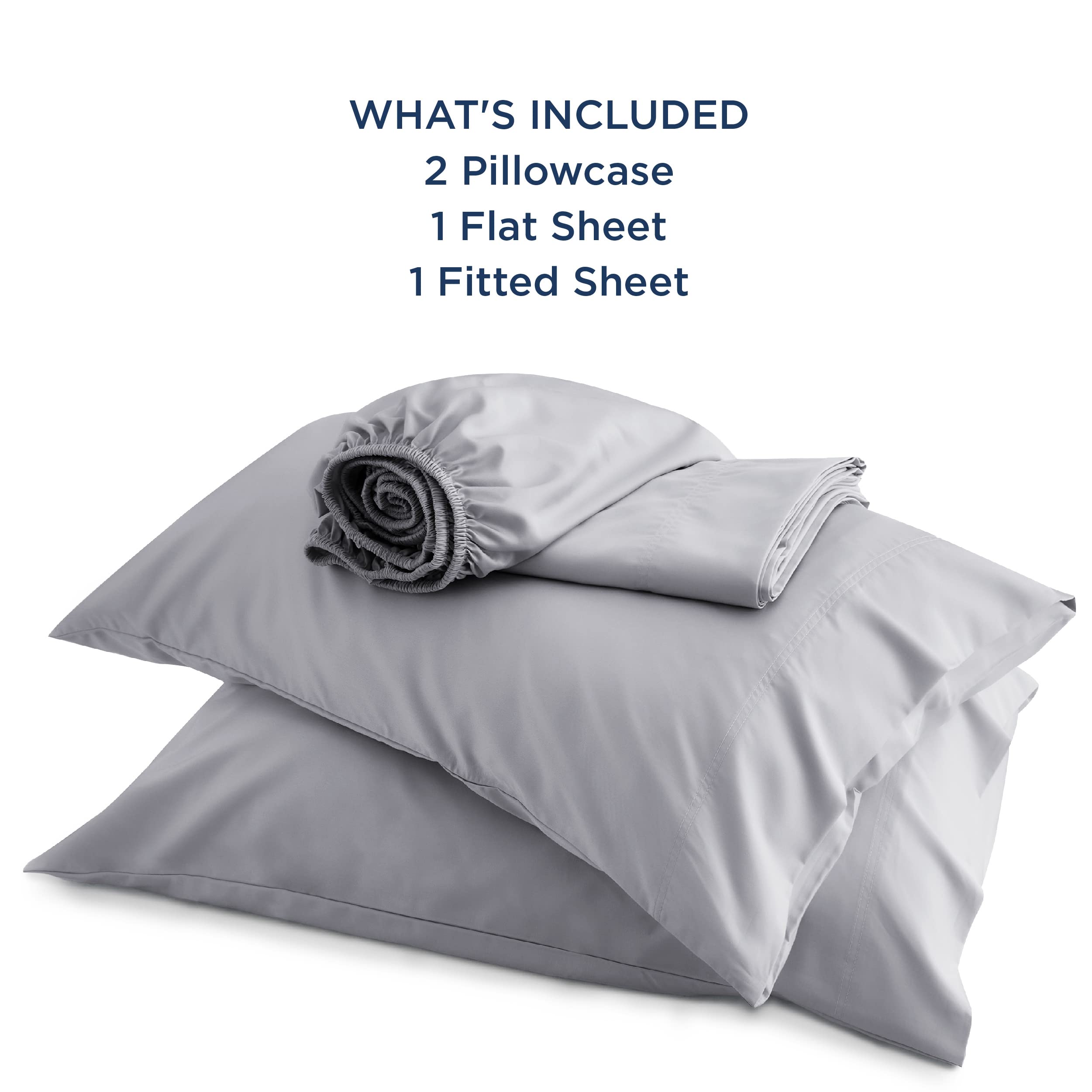 Bedsure bedding on a bed demonstrates hotel-luxury feel for hot sleepers.