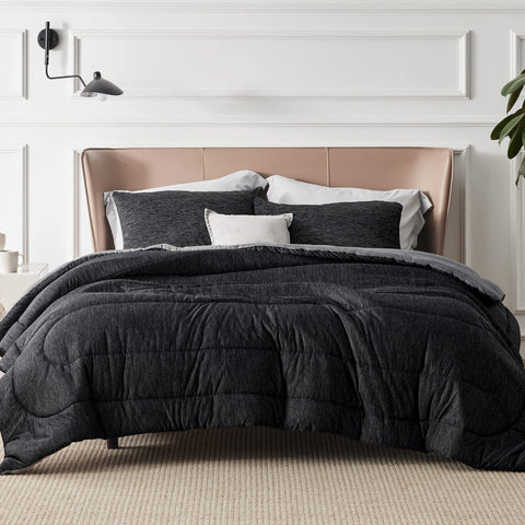 Bedsure reversible sides highlighting warm and cool options for sleeping comfort.