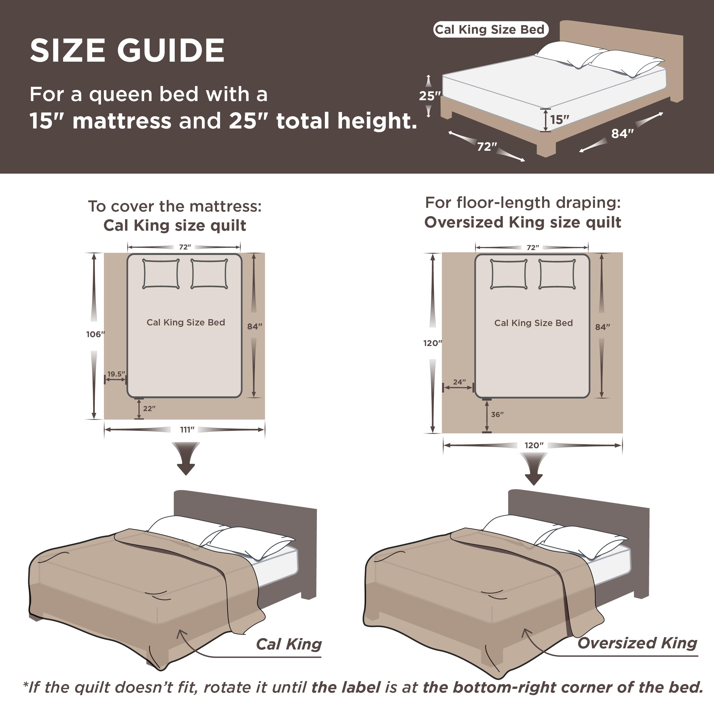 Bedsure California King Quilt includes two pillow shams for a coordinated setup