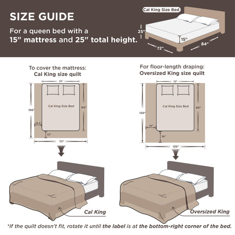 Bedsure California King Quilt includes two pillow shams for a coordinated setup