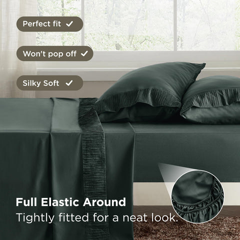 Bedsure California King sheets are machine washable for easy care.
