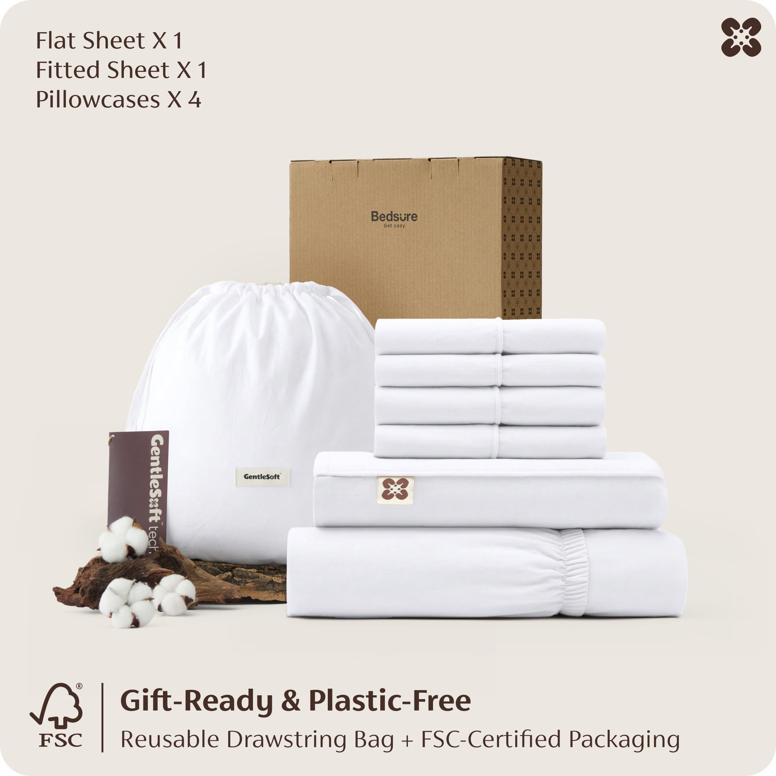 Bedsure storage and care instructions for easy maintenance of the set.