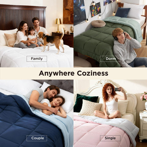 Bedsure care label highlights wash and dry guidance