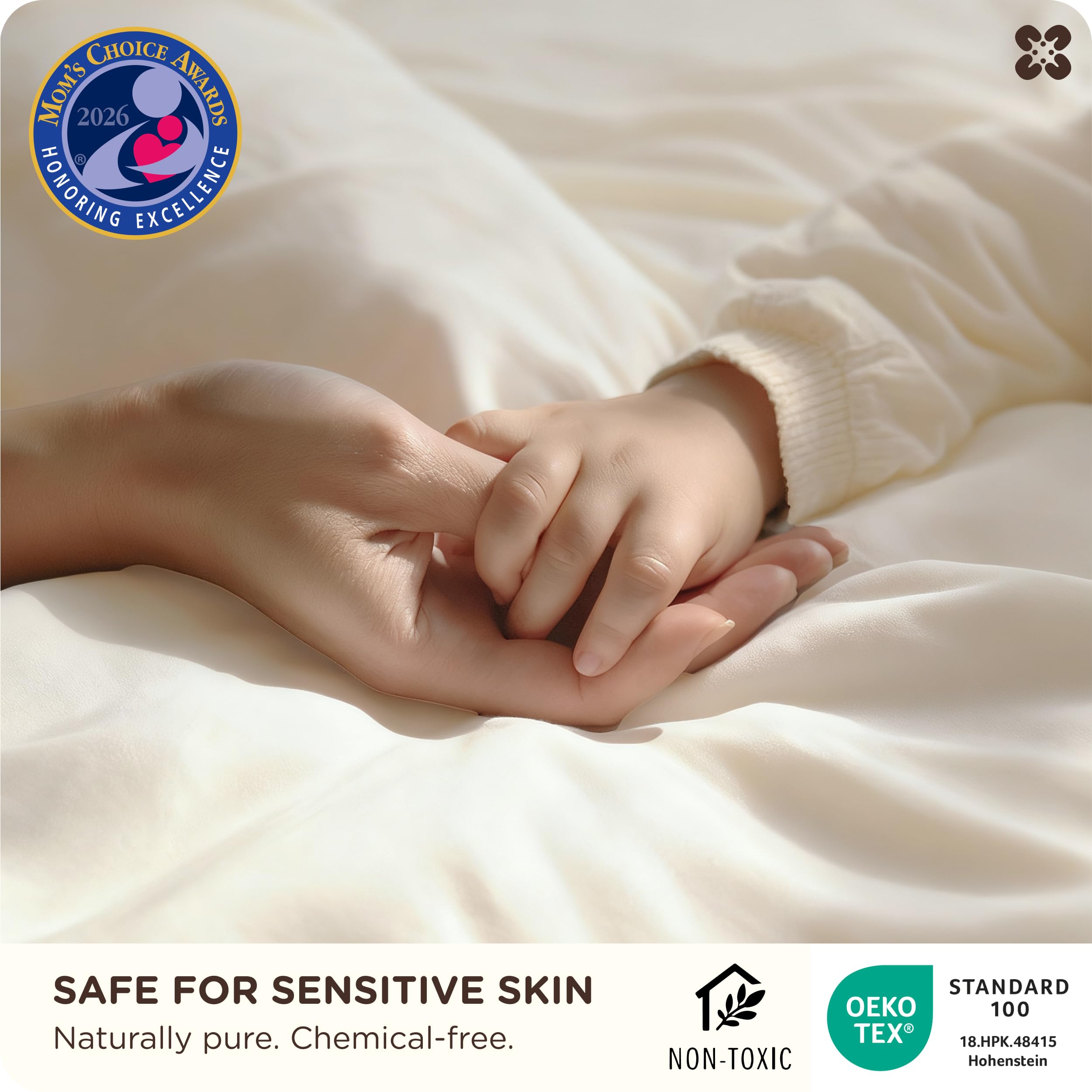 Bedsure close-up soft cotton weave for lasting comfort
