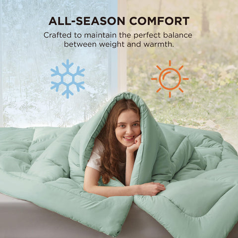 Bedsure eight-tab duvet design to secure insert with duvet cover
