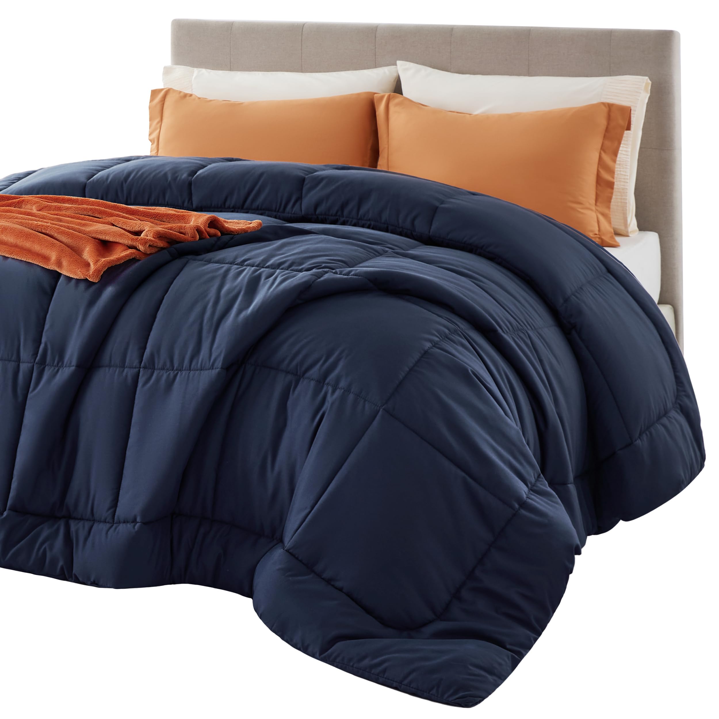 Bedsure comforter duvet insert with box-stitch detail for even warmth and shape retention.