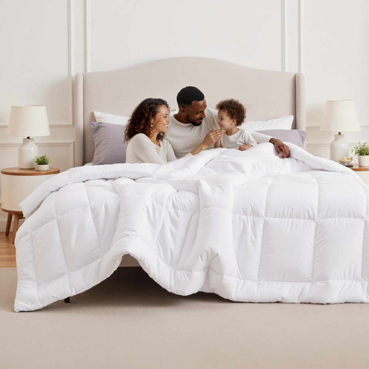 Bedsure comforter duvet insert oversized king 116x98 with all-season warmth