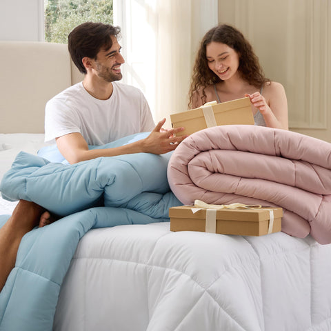 Bedsure packaging shows convenient gifting and easy setup.