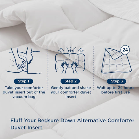 Bedsure premium look and feel for a refreshed bed setup.