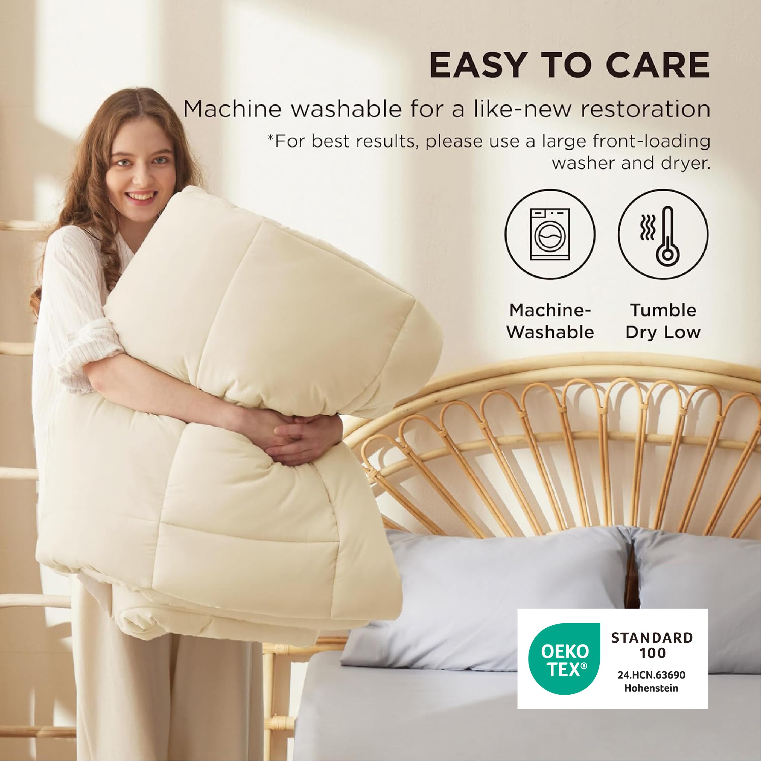 Bedsure comforter duvet insert in boxed packaging highlights gift-ready presentation.