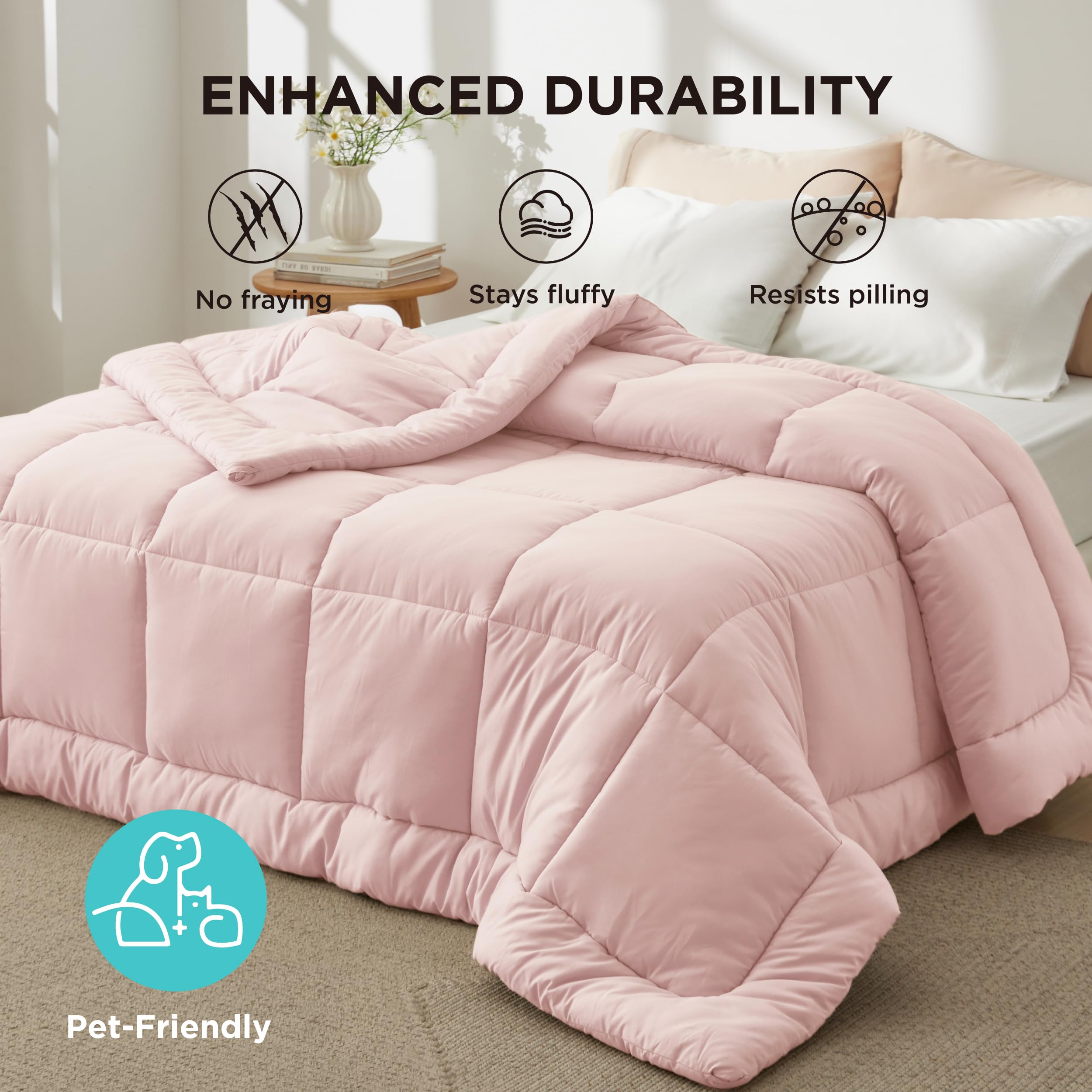 Bedsure all-season comfort used as duvet insert or standalone