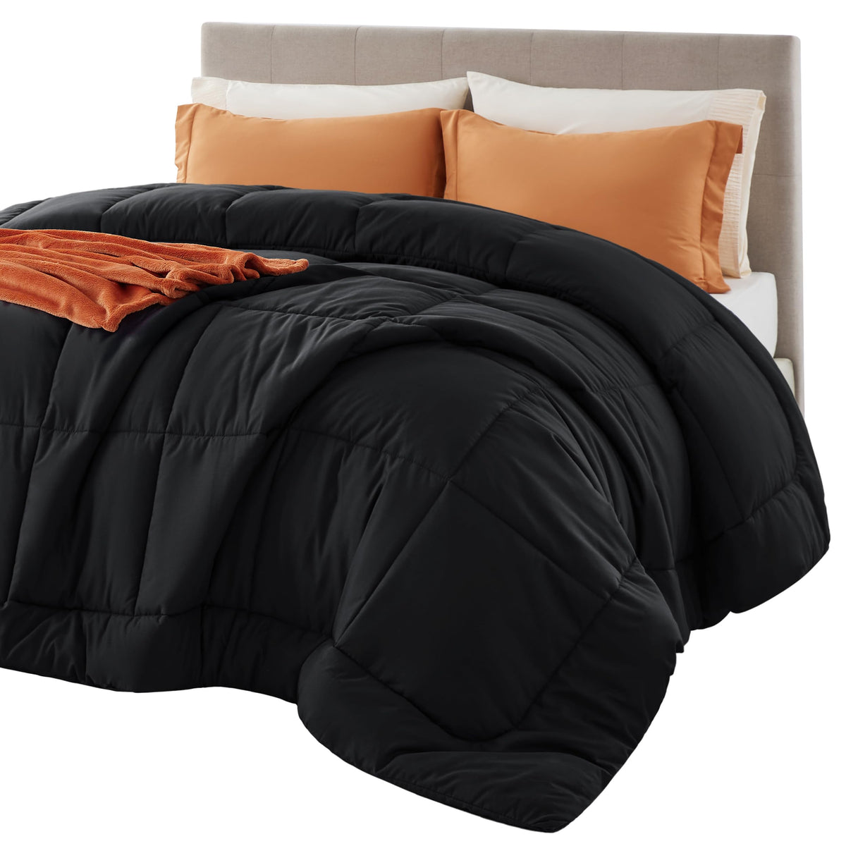 Bedsure comforter duvet insert queen 88x88 plush all-season warmth.