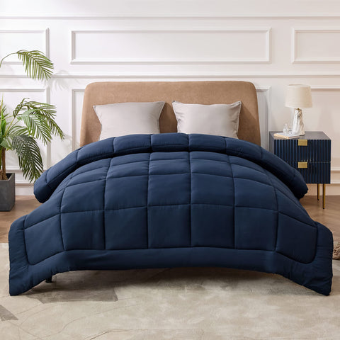 Bedsure queen-size comforter measures 88 by 88 inches for balanced coverage.