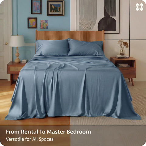 Bedsure cooling breathable sheets for hot nights and moisture management.