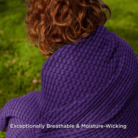 Bedsure 90x90 inch blanket shown as a versatile living space layer