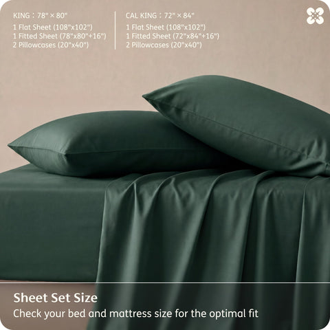 Bedsure cooling fabric moisture-wicking bedding on display.