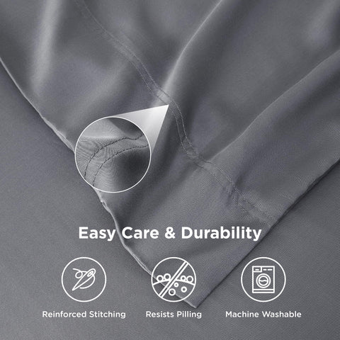 Bedsure cooling pillowcase with breathable texture for dry, comfortable nights.