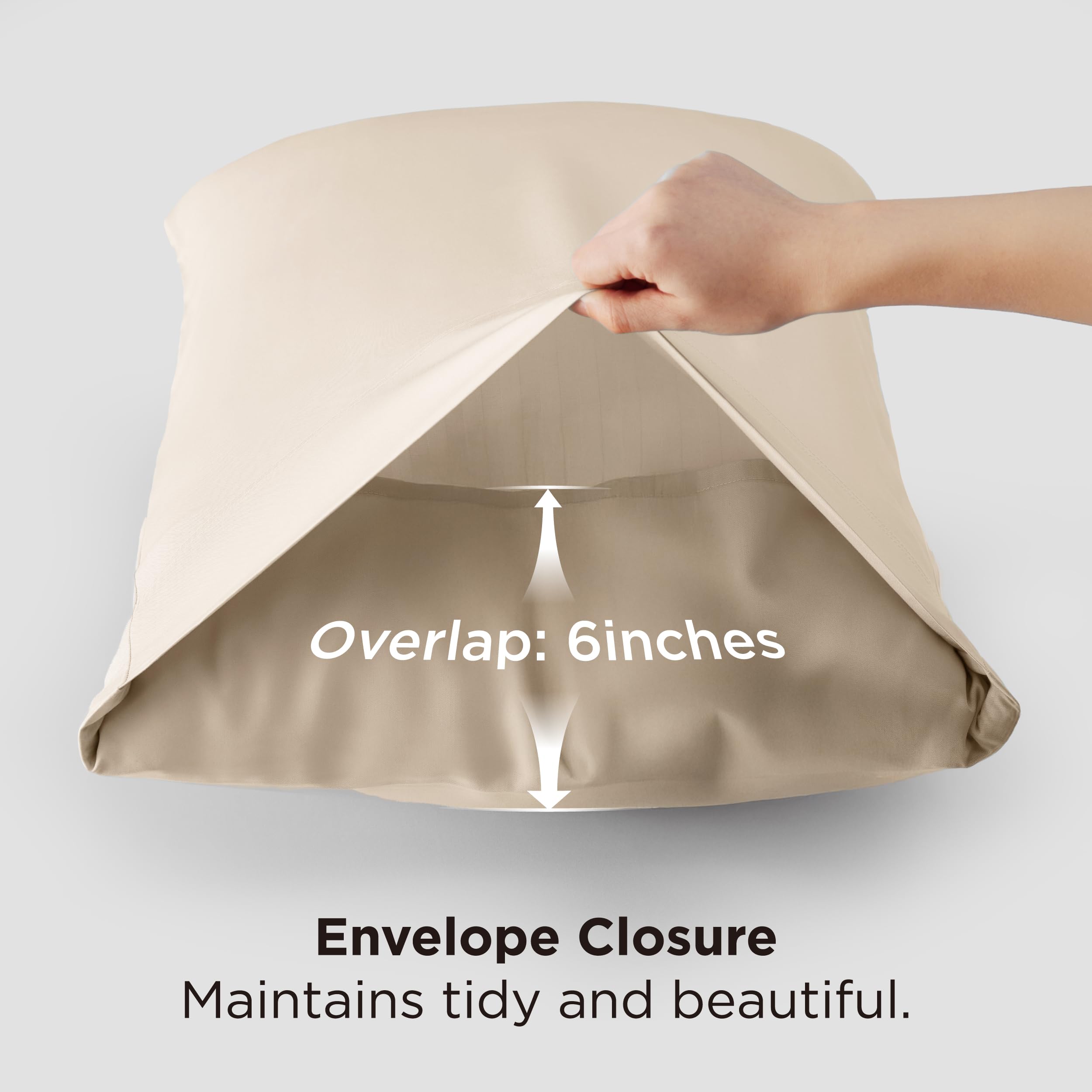 Bedsure pack-of-2 display underscores value and consistent texture across two pillowcases
