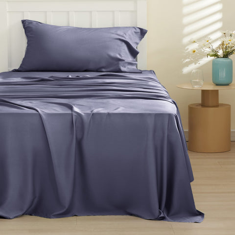 Bedsure twin fitted sheet with 16-inch pocket stays secure overnight.