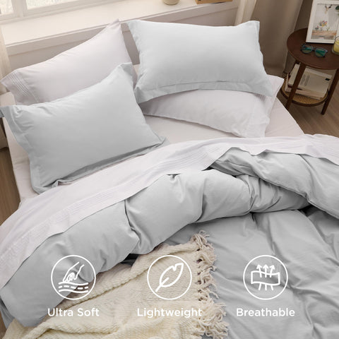 Bedsure corner ties prevent shifting for a tidy duvet setup