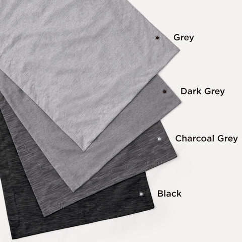 Bedsure cozy bedroom setup featuring dark grey bedding.