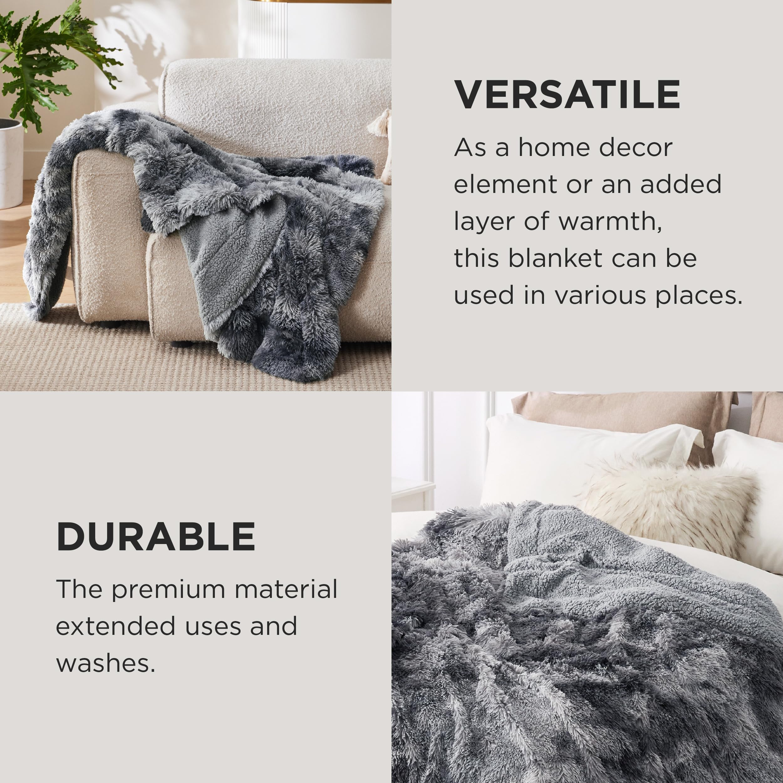 Bedsure Cozy travel blanket option for warm journeys