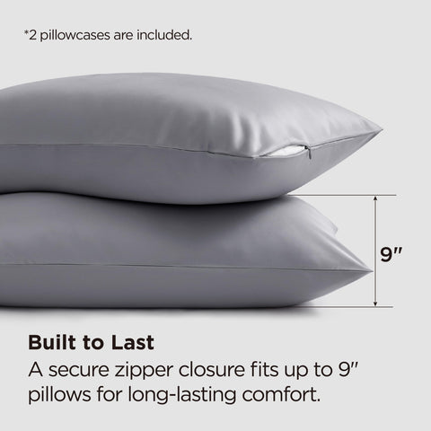 Bedsure dark grey pillowcase king adds sleek style to bedrooms.