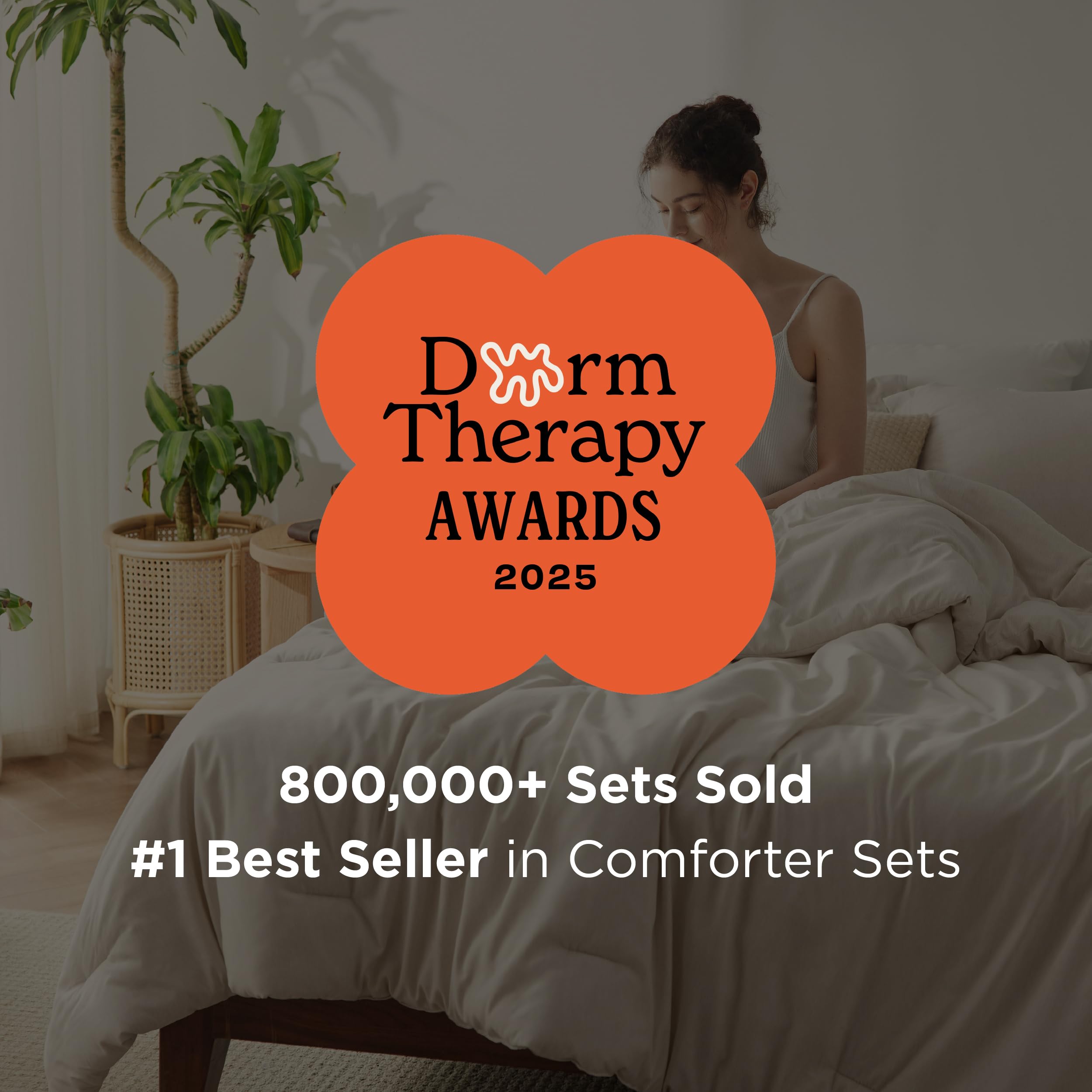 Bedsure dark grey queen comforter microfiber filling for cloud-like warmth.