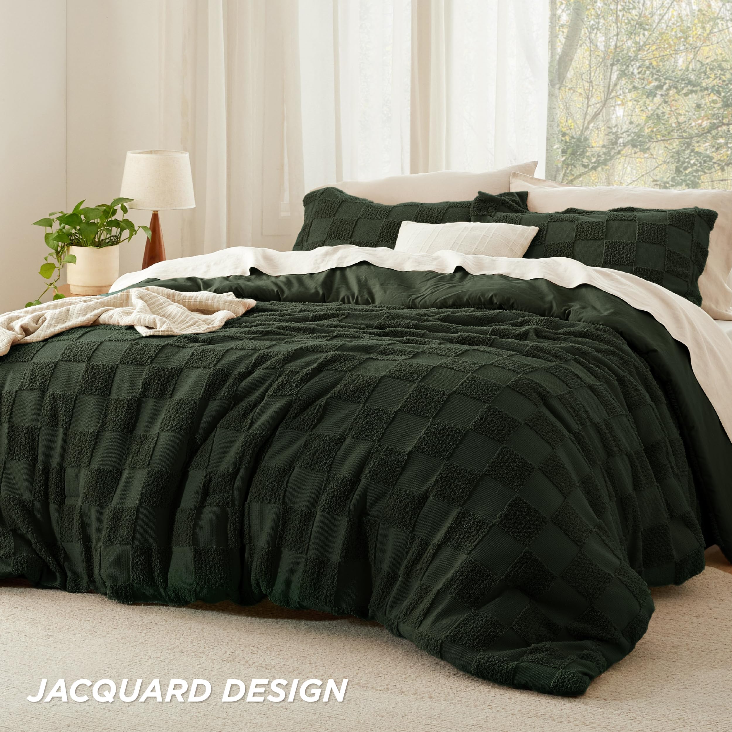 Close-up of Bedsure microfiber fabric showing ultra-soft, quiet texture