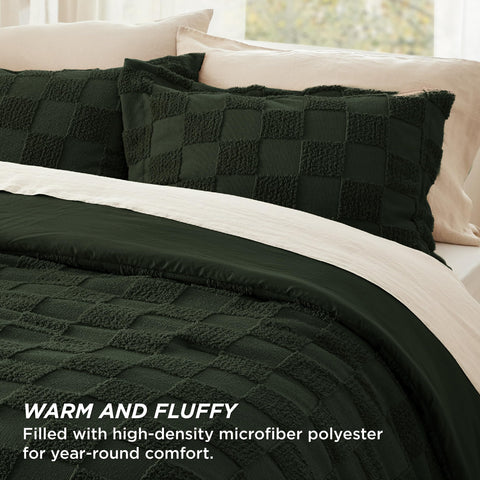 Bedsure pillow shams pair enhancing the boho look and completing the set