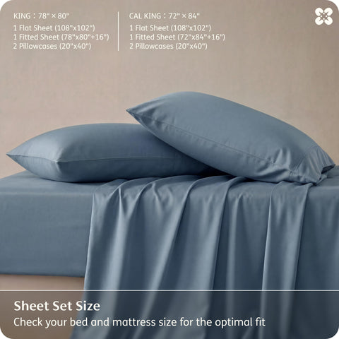 Bedsure deep-pocket design supports mattresses up to 16 inches.