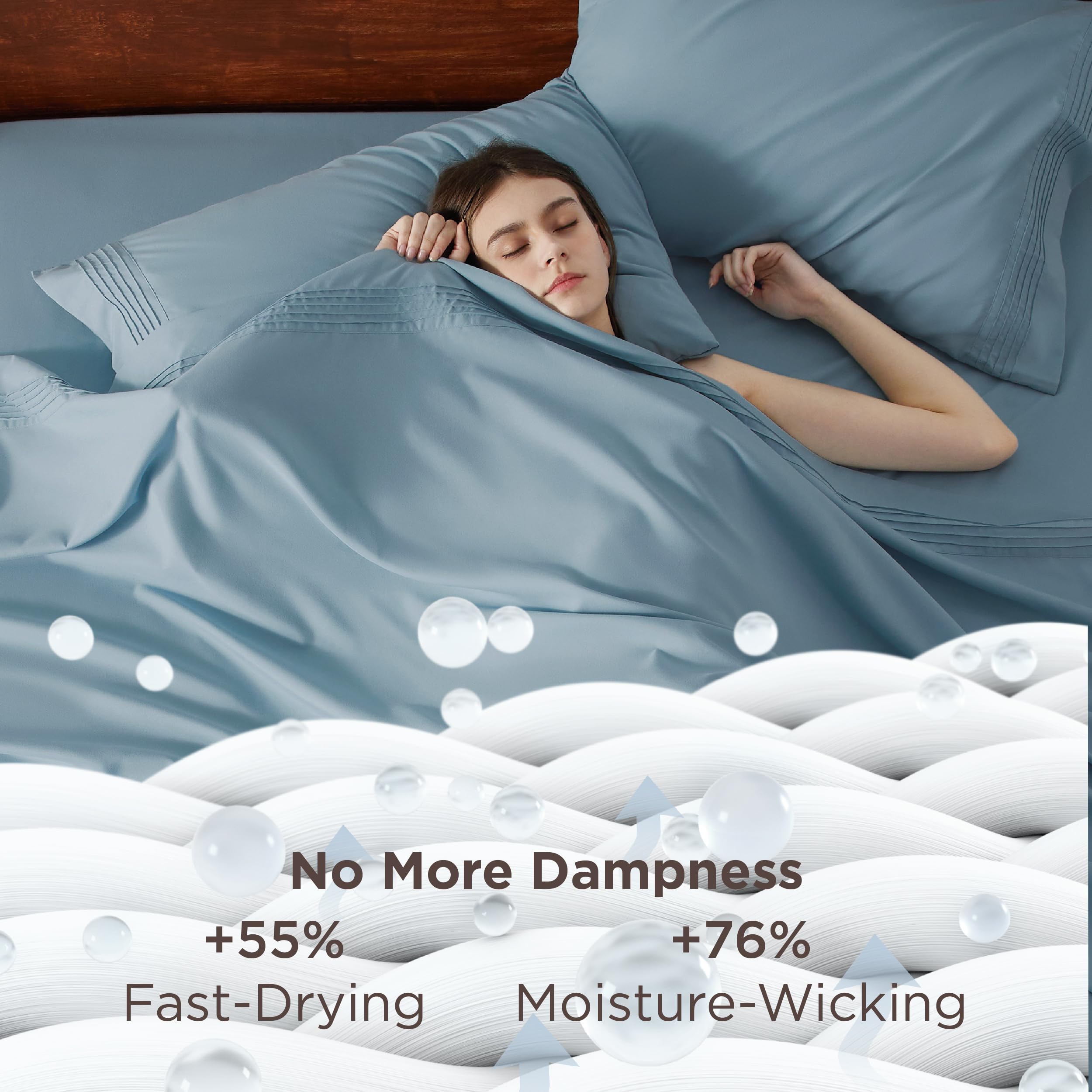 Bedsure queen pillowcase 1 with pintuck detail for refined comfort