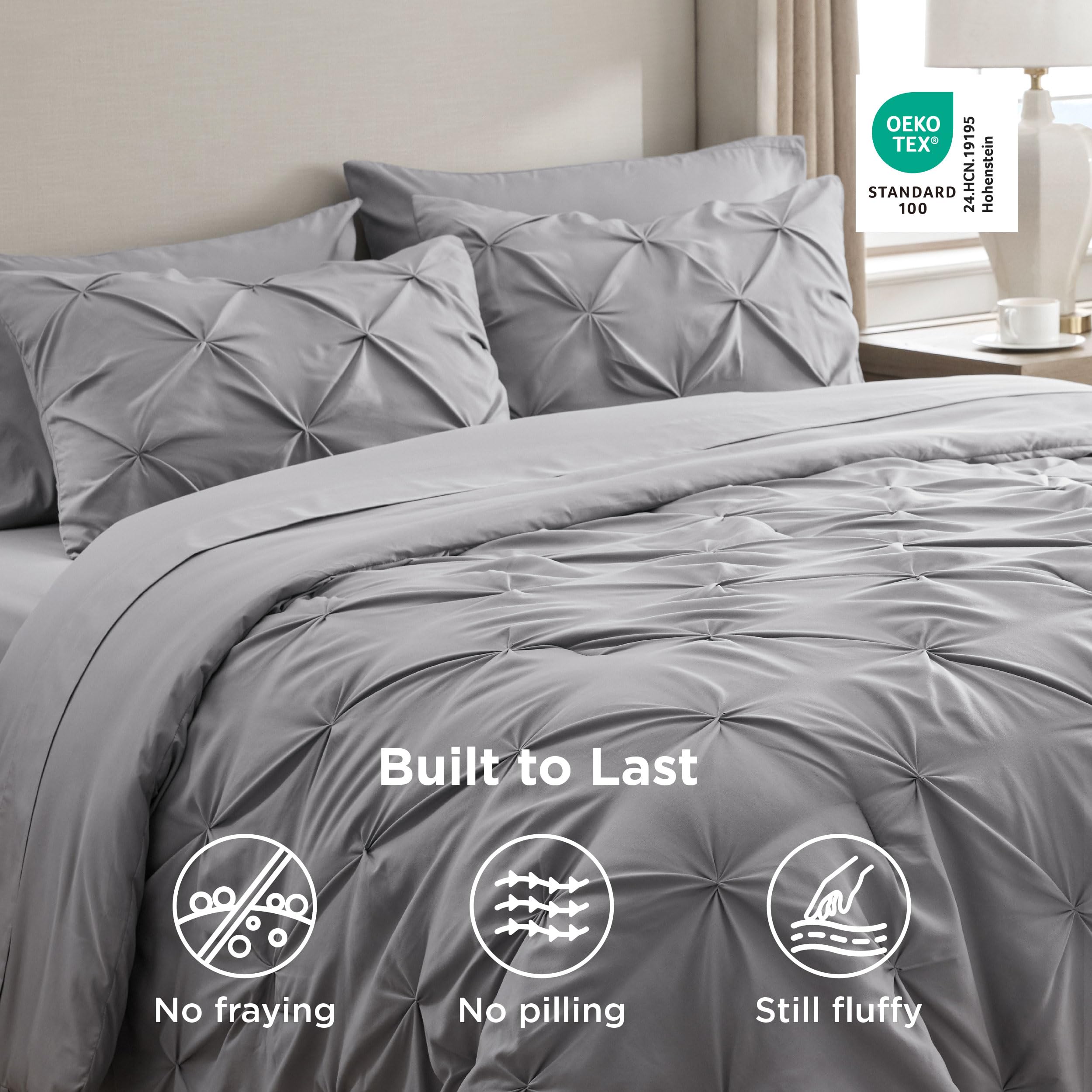 Bedsure designer color range includes Sage, Grey, and Burgundy for versatile decor
