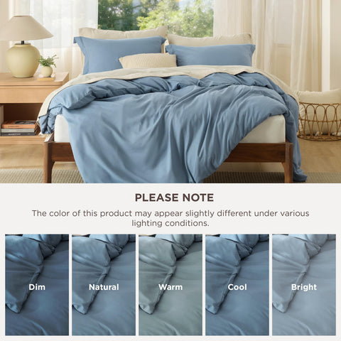 Bedsure double brushed fabric closeup shows smooth, cozy texture.