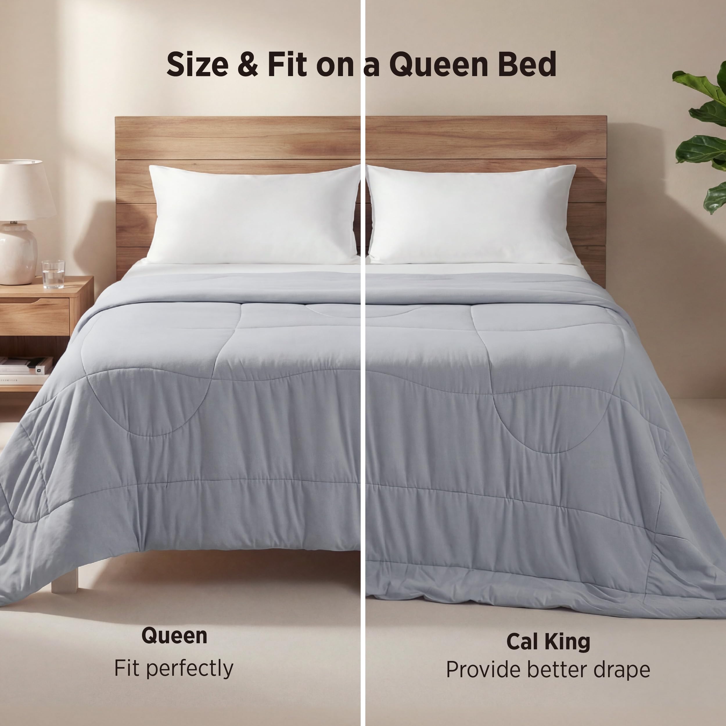 Bedsure double-sided cooling fabric for flexible summer use