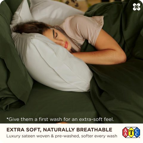 Bedsure sheets with double-stitched edges for durable nightly use