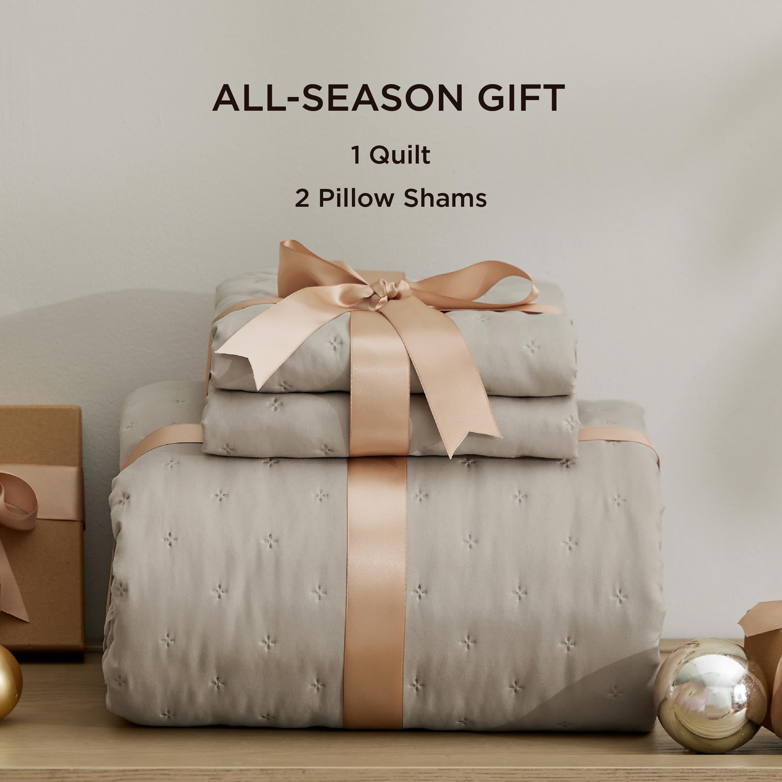 Bedsure durable machine-washable quilt ready for everyday use in busy homes