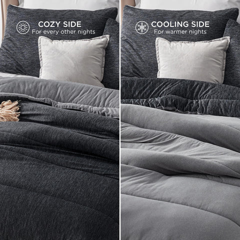 Bedsure durable quilted stitching detail showing even fill distribution.