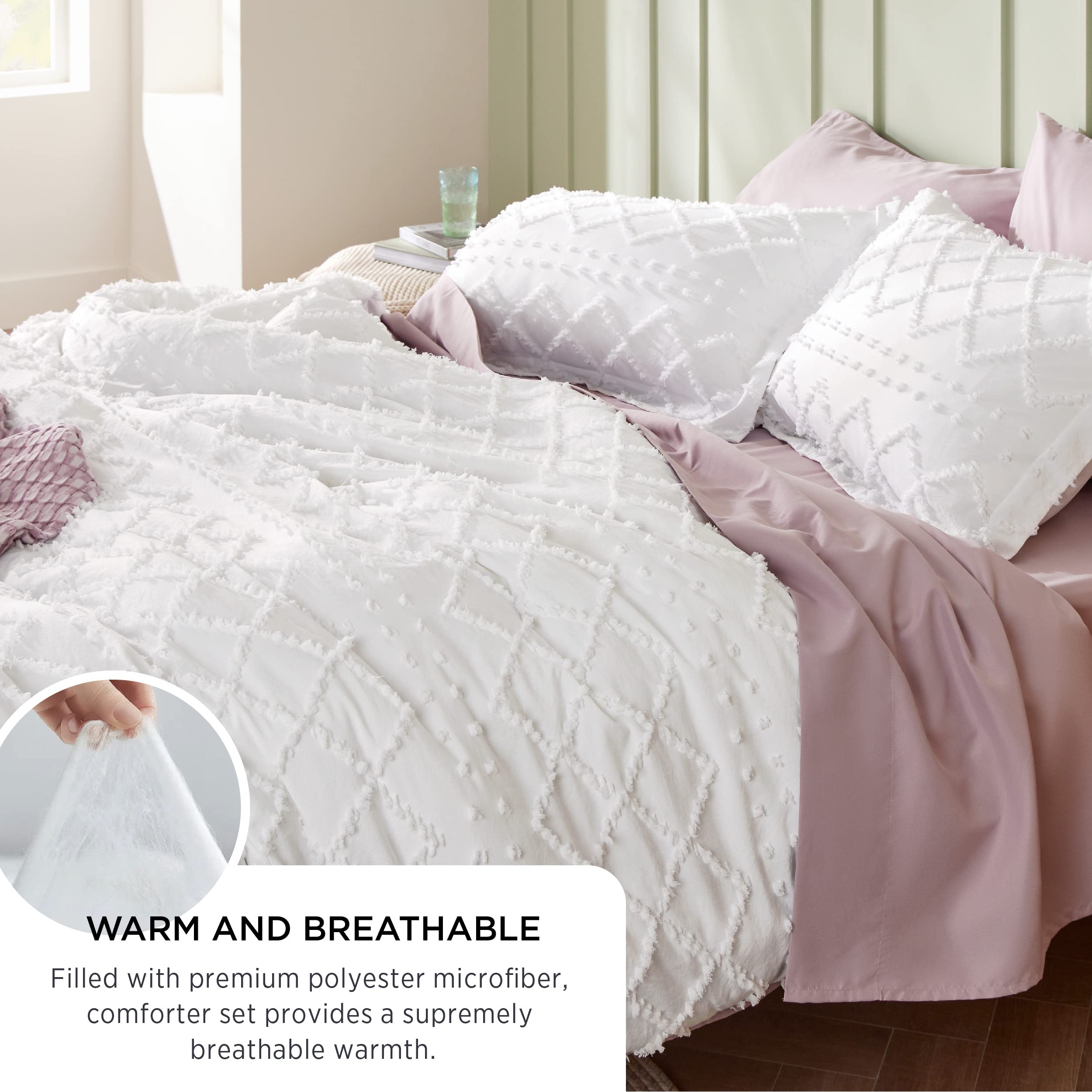 Bedsure durable seams detail demonstrates high-quality stitching that withstands washing