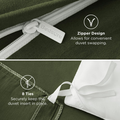 Bedsure durable stitching close-up indicating long-lasting wear