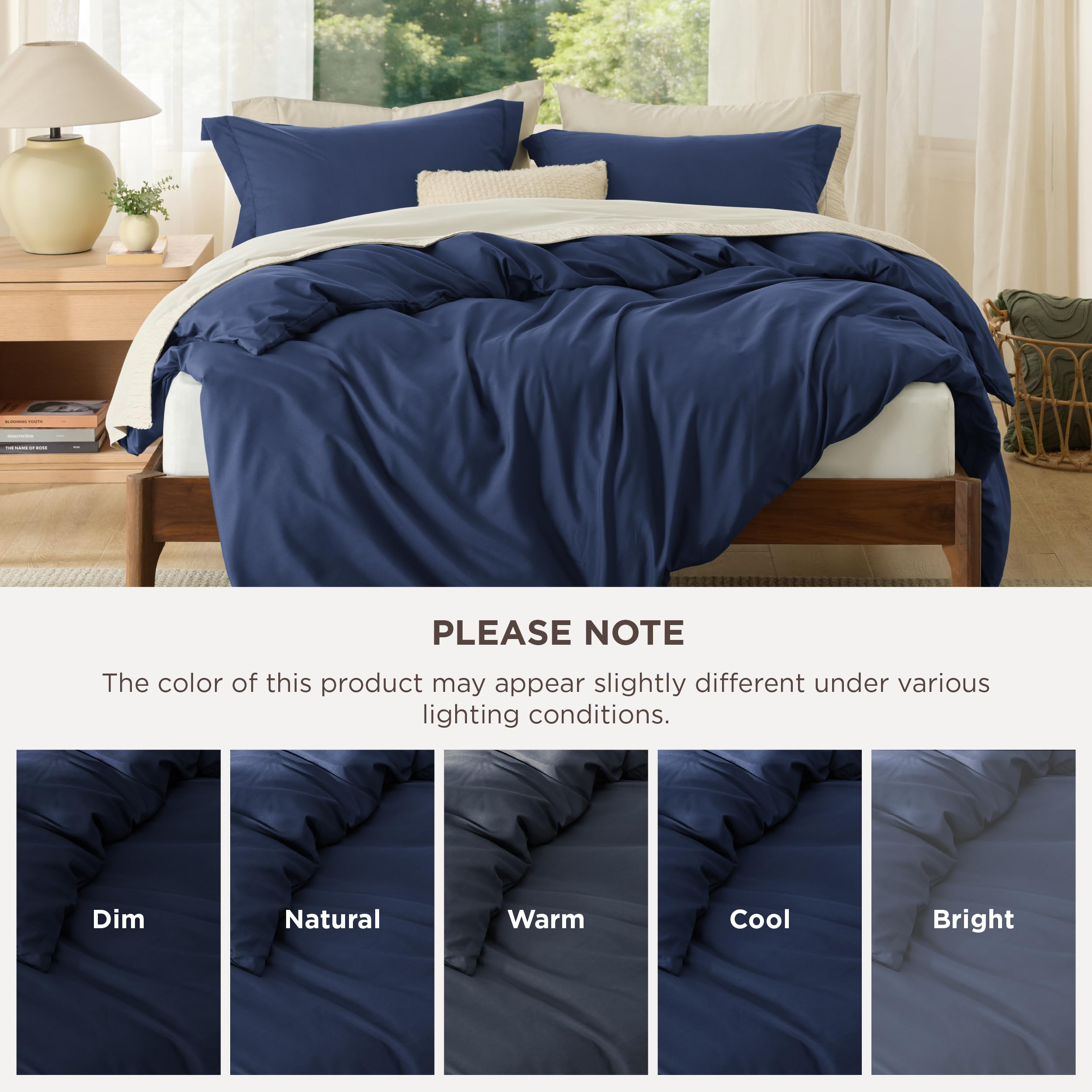 Bedsure durable stitching detail enhances long-term comfort and wear