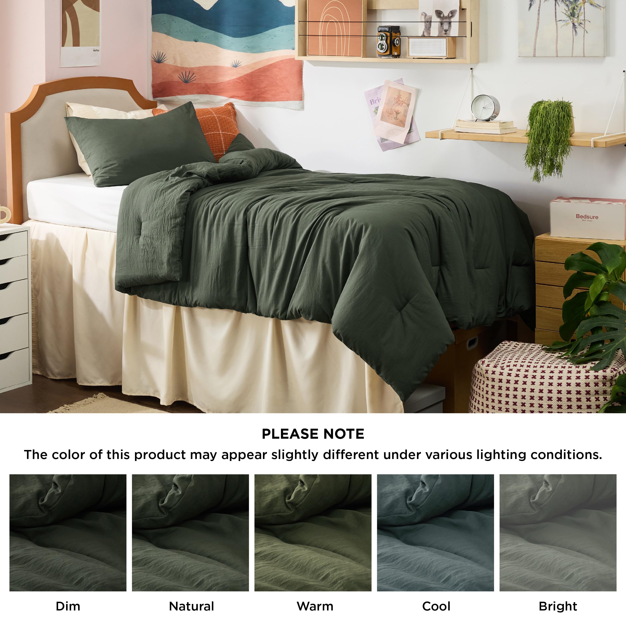 Bedsure durable weave resists pilling and maintains shape after washes.