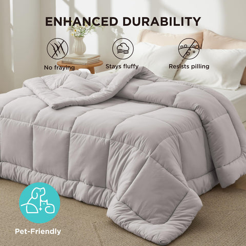 Bedsure duvet cover-compatible design keeps bedding aligned for easy styling.