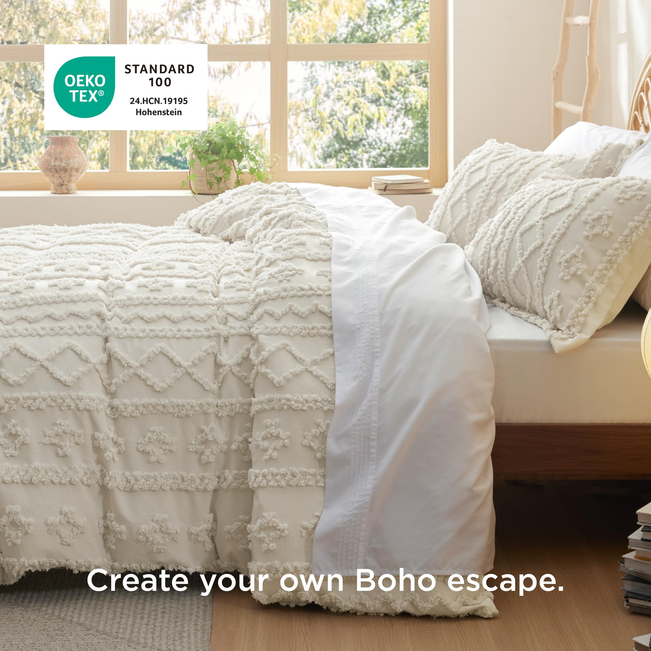 Bedsure duvet cover interior ties keep your insert secure.