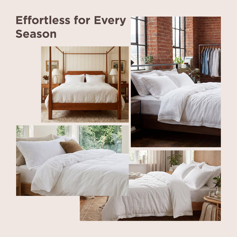 Bedsure duvet cover king size color options close-up for versatile styling