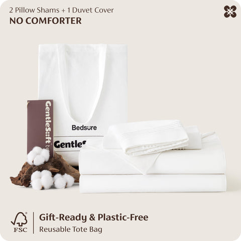 Bedsure packaging demonstrates easy care for laundering.