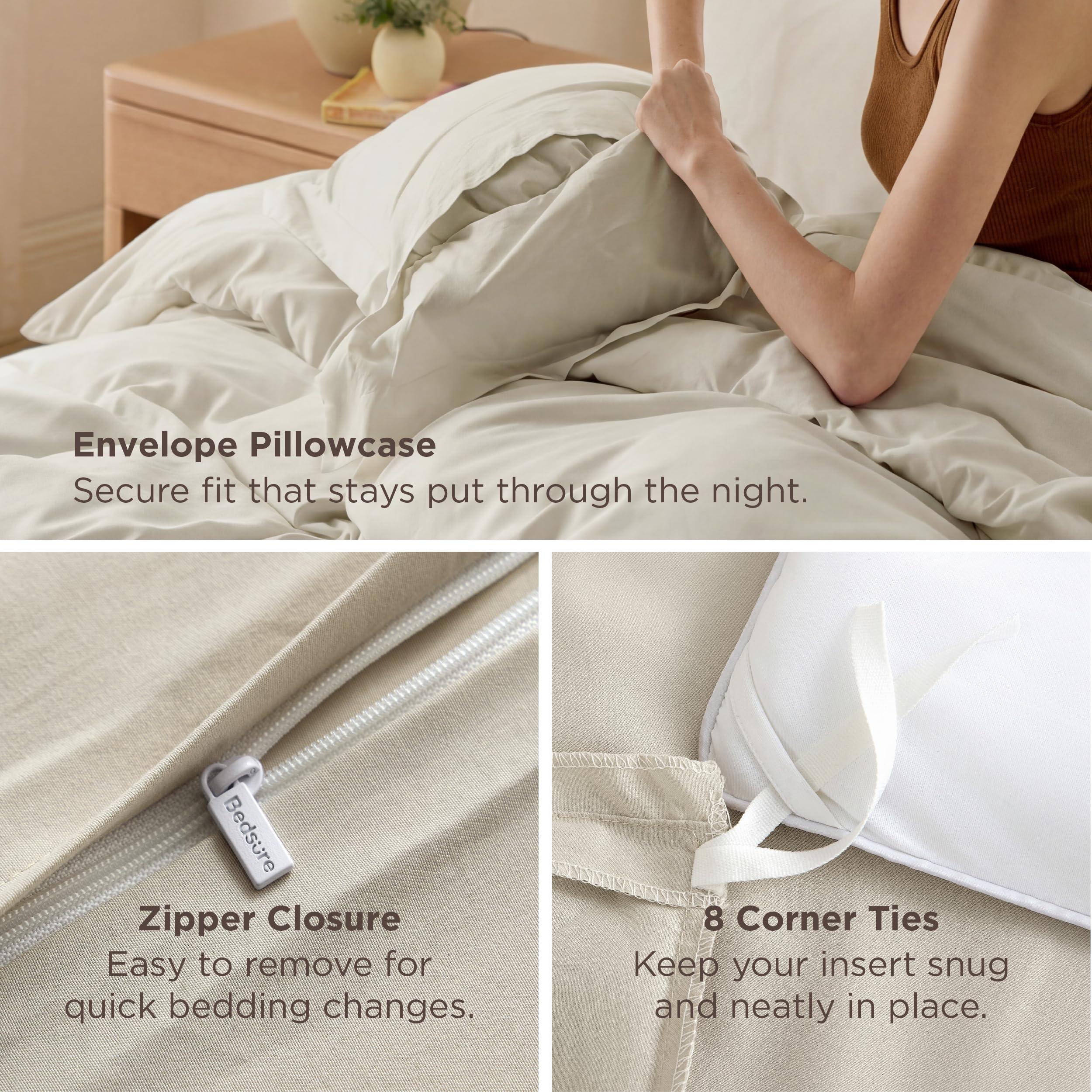 Bedsure duvet cover queen color options offer versatile looks for kids and adults