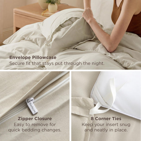 Bedsure duvet cover queen color options offer versatile looks for kids and adults