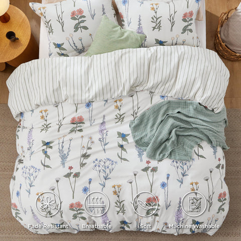 Bedsure duvet cover with zipper closure for secure fit and easy use