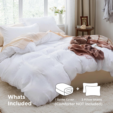 Bedsure duvet cover zipper closure enables quick, secure changes